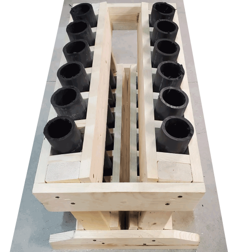 12 Shot Rack Fan (6x2 V) - HDPE