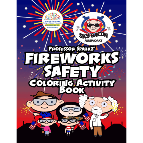 Fireworks Safety Coloring Book