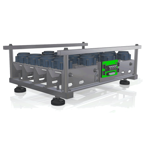 16 Shot Fully Flexible Rack w/Bases (No Interface/No Wiringl)