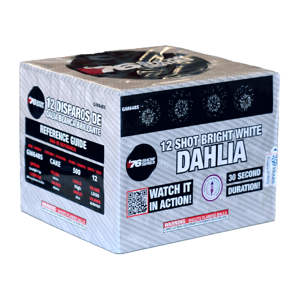 12s White Dahlia (30sec)