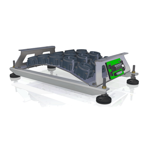 15 Shot Five Angle Three Row Rack w/Cobra DB25 (Fully Assembled)