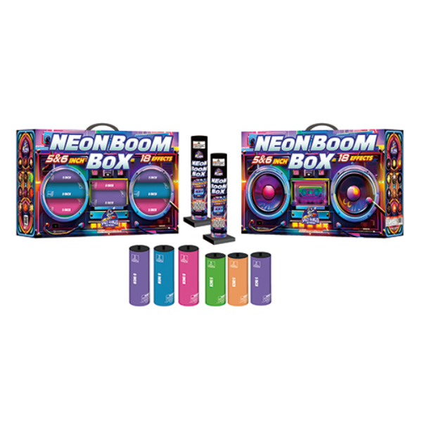 Neon Boom Box (5in and 6in Canisters)