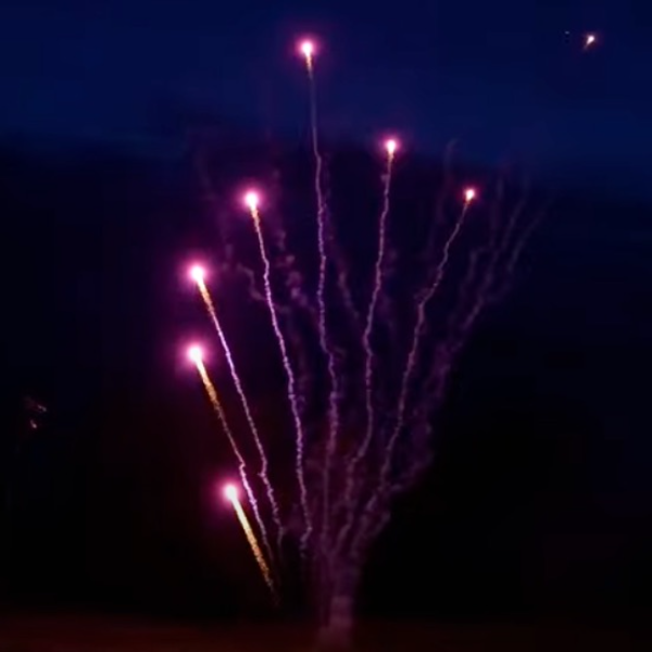 49s Z Shape Purple Comets (15 Sec)