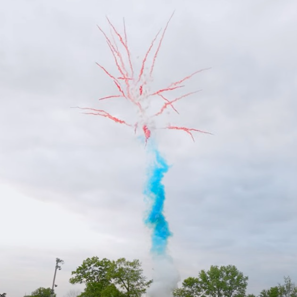 49S Blue Smoke Tail With CrackeMine To Dump Red Smoke (Simul)