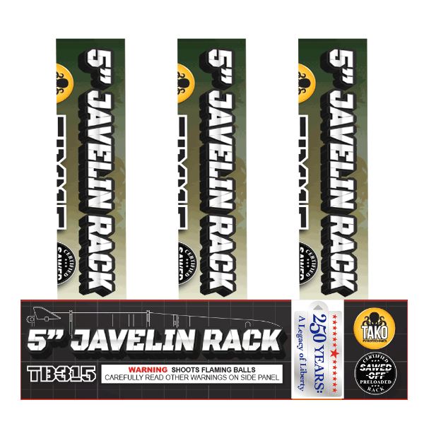 5in Javelin - 6 shot rack