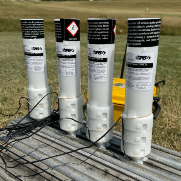 45mm Red Smoke Mine Ecoshot (No Debris)