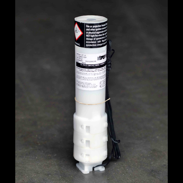 45mm Blue Smoke Mine Ecoshot (No Debris)