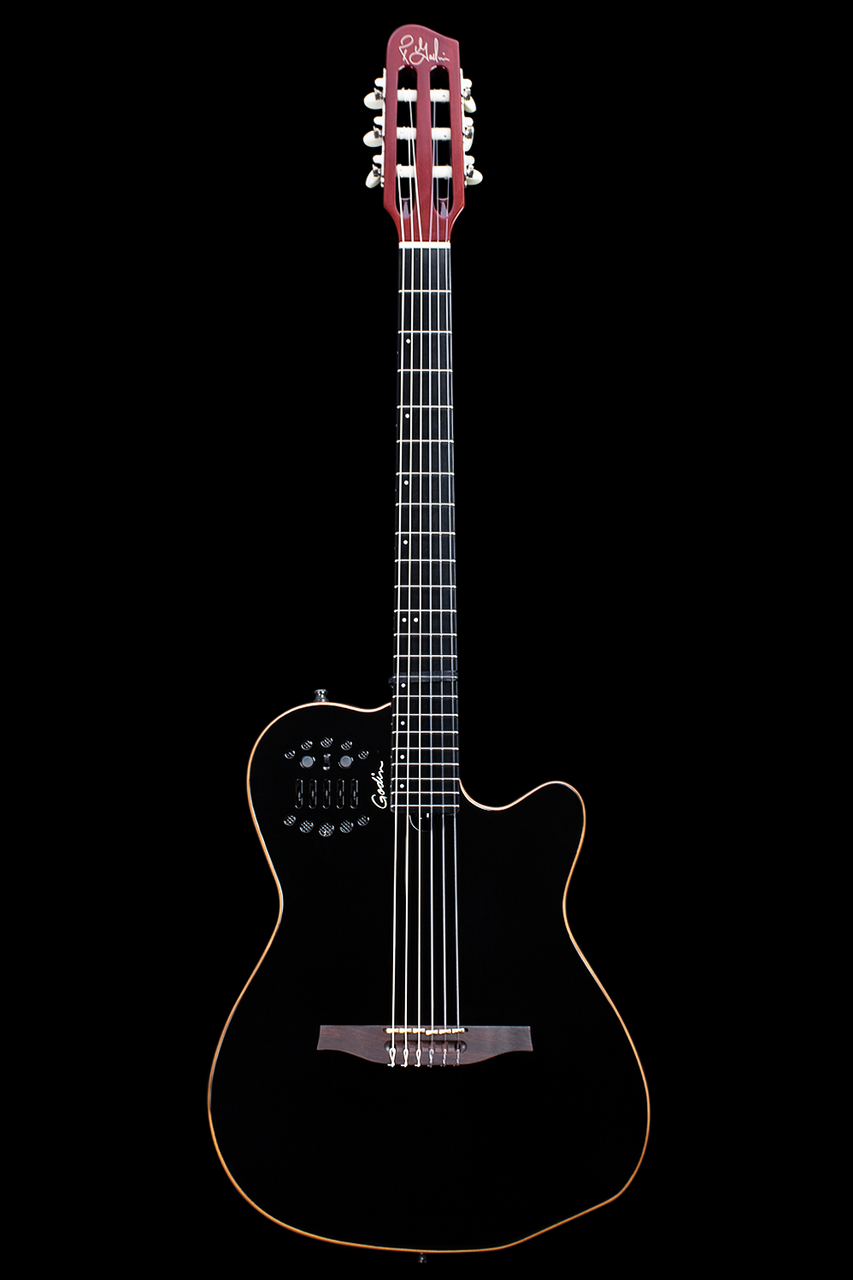 人気SALE人気★Godin/ゴダン Multiac ACS Slim SA ナイロン弦 エレガットギター ギグケース付 同梱×/160 本体