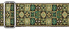 Gaucho Traditional Series Guitar Strap - Green Mosaic