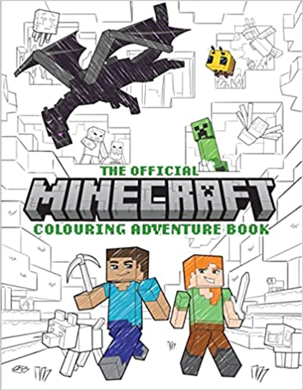 Book　Official　Adventures　Bookworm　Minecraft　Colouring　Bookstore