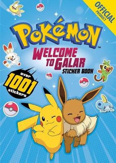 Pokemon Welcome to Galar Sticker Book