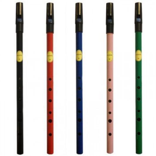 Feadog Tin Whistle D Colours