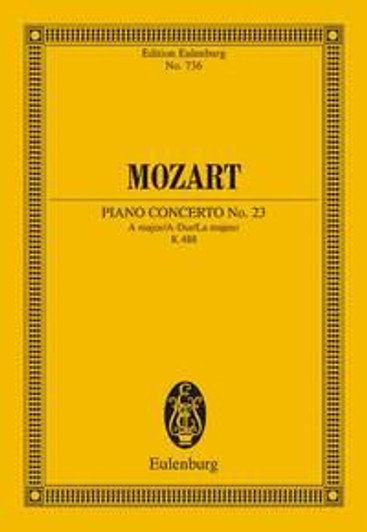 Mozart Piano Concerto No. 23 in A major / Eulenburg