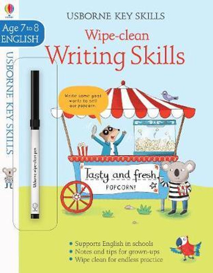 Usborne Key Skills Wipe-Clean Writing Skills Age 7-8