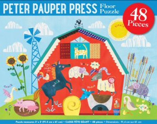 On The Farm 48 Piece Floor Jigsaw Puzzle