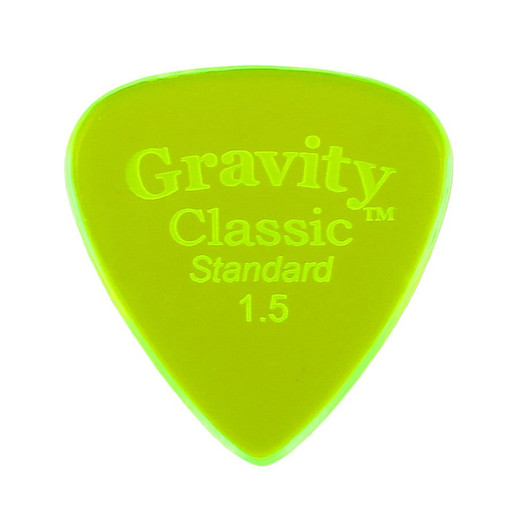 Gravity Classic Standard 1.5mm Green Pick