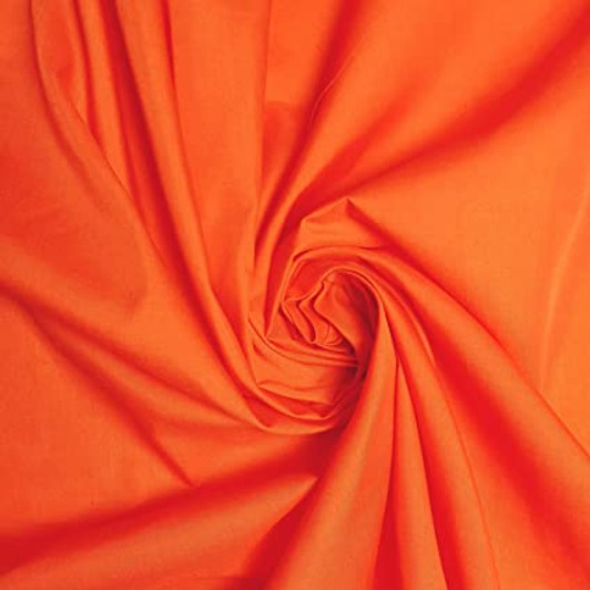 Orange Polycotton Material €5.99 P/M