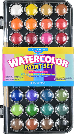 Studio Series Junior Watercolor Paint Set (36 Colours)