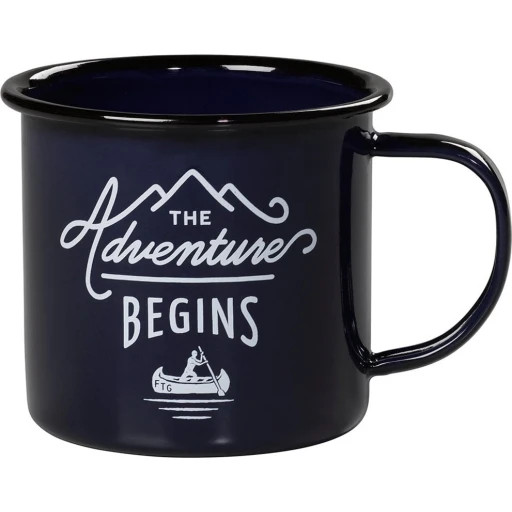 Gentlemen's Hardware Adventure Begins Blue Enamel Mug