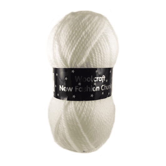 Woolcraft New Fashion Chunky Wool White 100