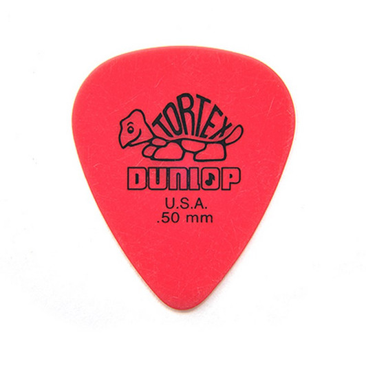 Dunlop Tortex Picks Red .50mm 12 Pack
