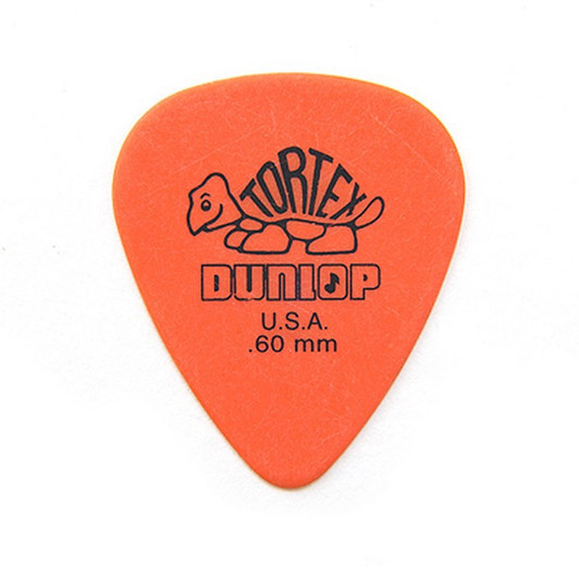 Dunlop Tortex Picks Orange .60mm 12 Pack