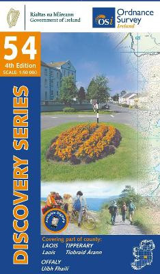 Ordnance Survey Ireland Map 54 (Discovery Series): Laois, Tipperary, Offaly 4th Ed.