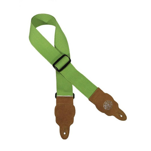 Gaucho Lime Green Hemp Series Guitar Strap