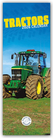 Tractors 2026 Slim Calendar