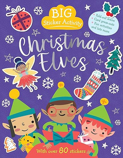 BIG Sticker Activity: Christmas Elves