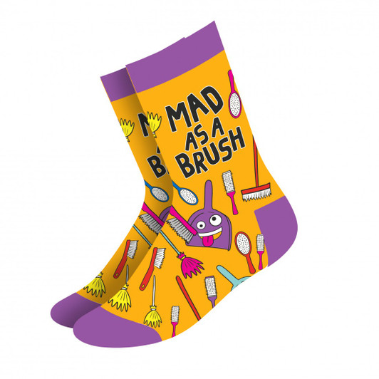 Mad As A Brush Womens Socks