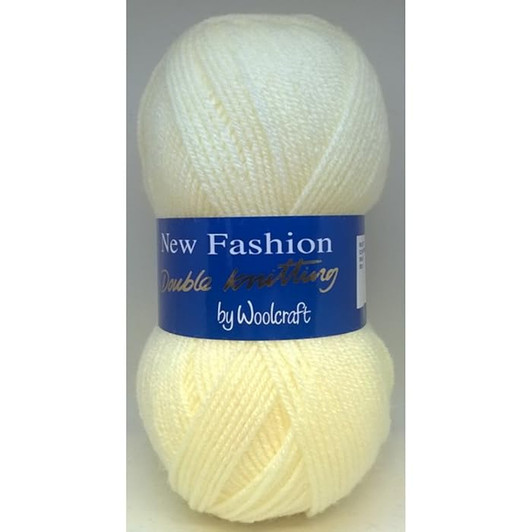 Woolcraft New Fashion Double Knit Wool Shade 4385 - Lemon Yellow