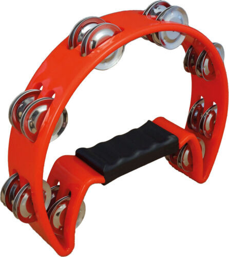 Atlas Half Moon Tambourine Red