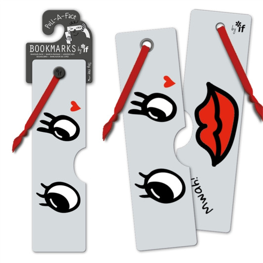 Pull-A-Face Bookmark - Love