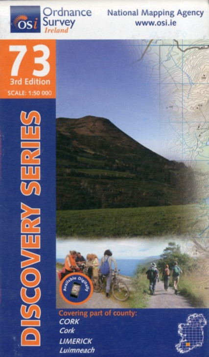 Ordnance Survey Ireland Map 73 (Discovery Series): Cork and Limerick 4th Ed
