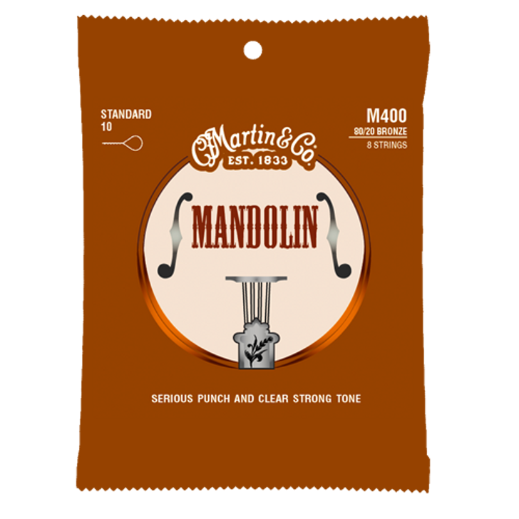 Martin & Co. M400 Mandolin 80/20 Bronze 8 String Standard 10's