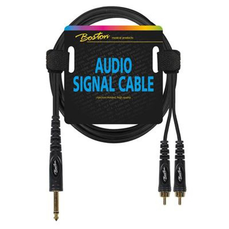 AC-271-300 | Boston Audio Signal Cable 2XRCA to 6ML Jack