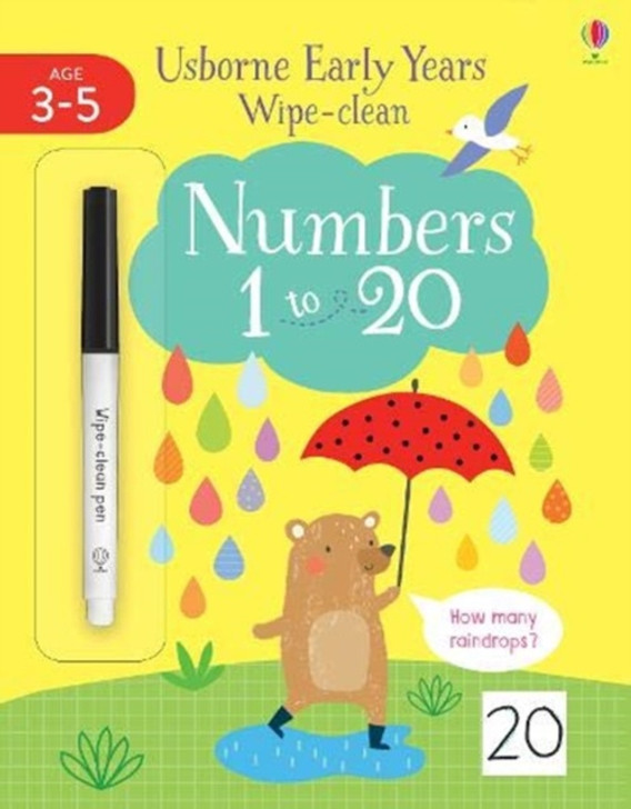 Usborne Early Years Wipe-Clean NUMBERS 1-20