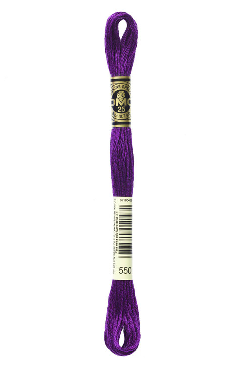 DMC Embroidery Thread - Dark Purple 550