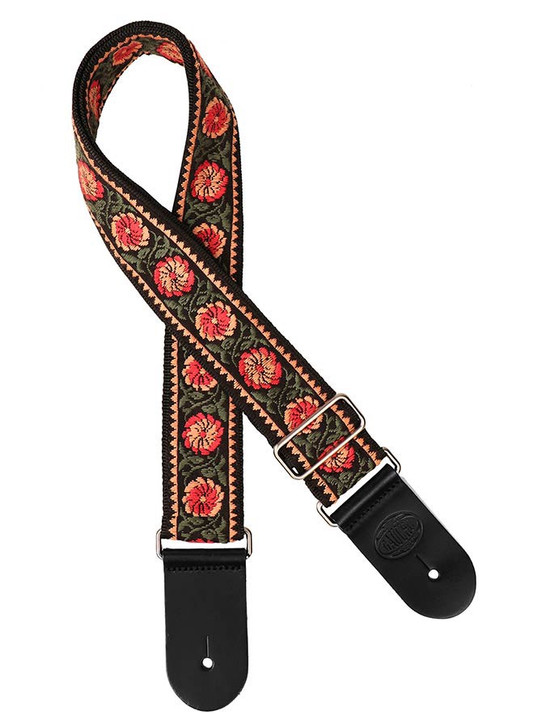 Gaucho Traditional Series Guitar Strap - Flower Mosaic