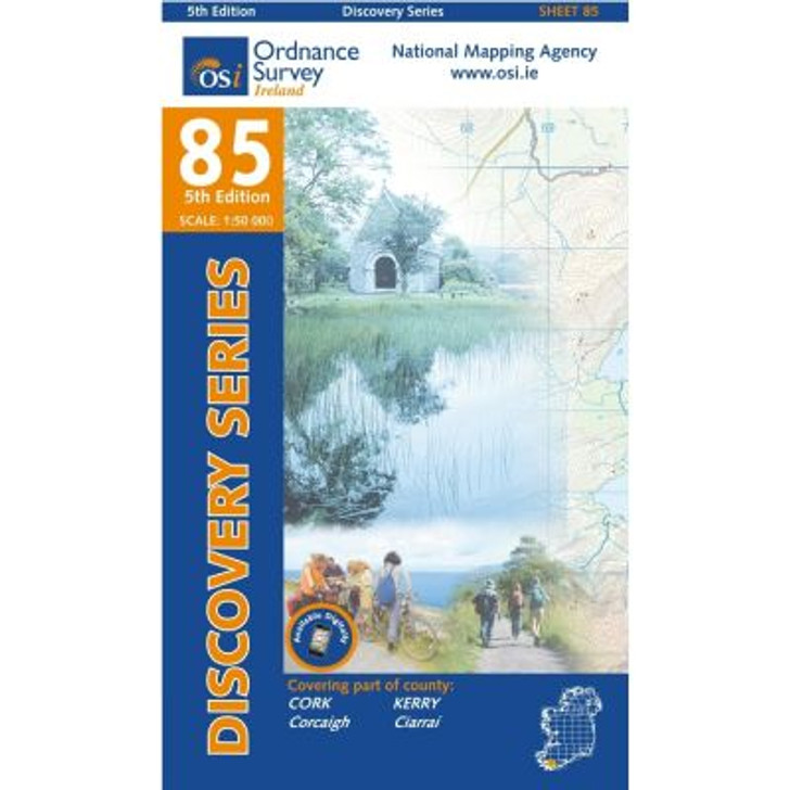 Ordnance Survey Ireland Map 85 (Discovery Series): Cork, Kerry 5th Ed.