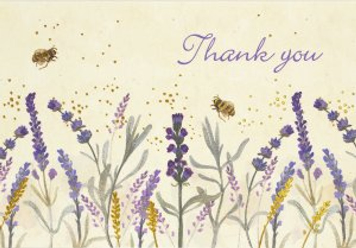 Lavender and Honey Thank You Notes