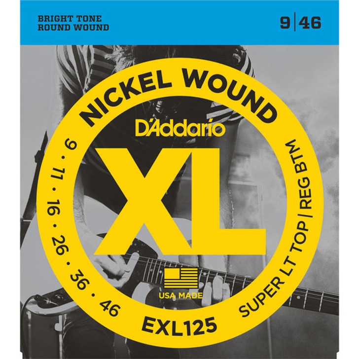 D'Addario EXL125 Nickel Wound 9/46
