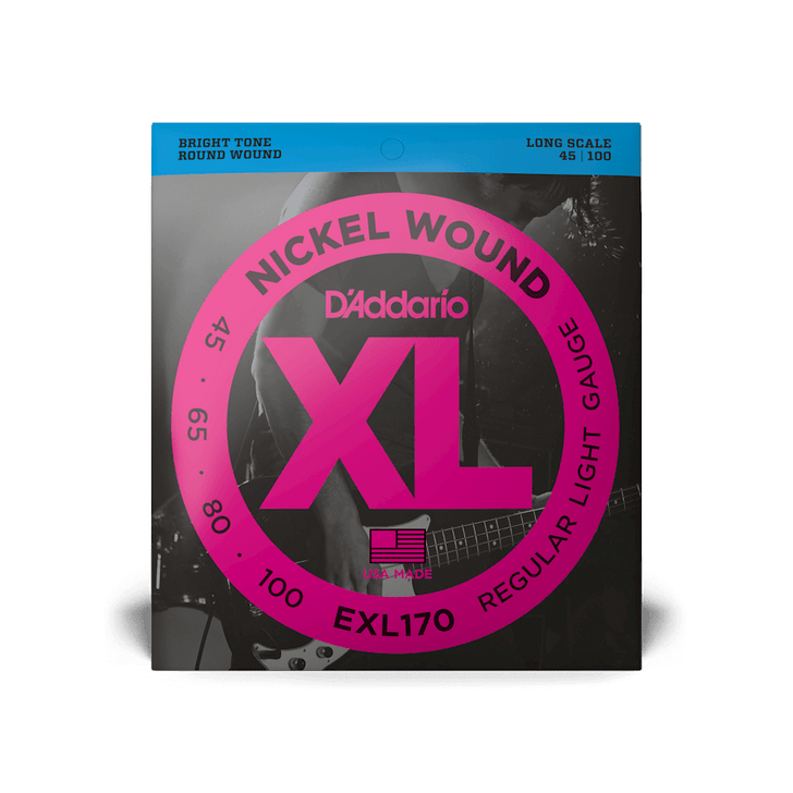 D'Addario EXL170 Nickel Wound Long Scale 45/100
