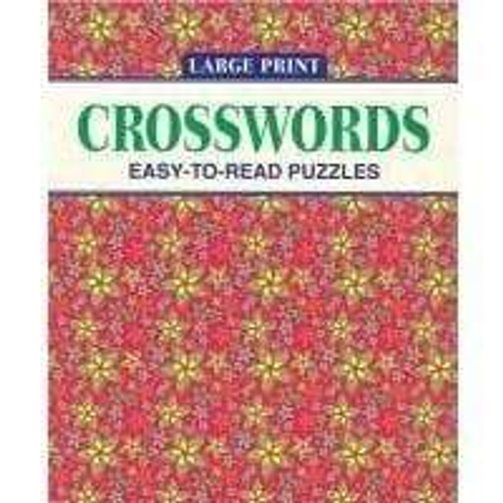 Crosswords (Red) - Easy to Read Large Print Puzzles