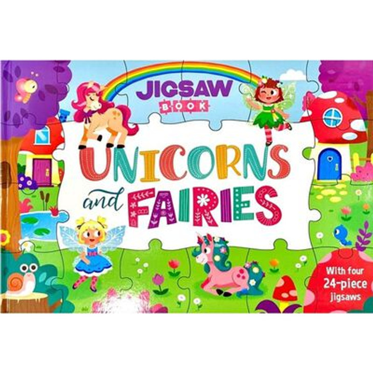 Jigsaw Book: Unicorn and Fairies