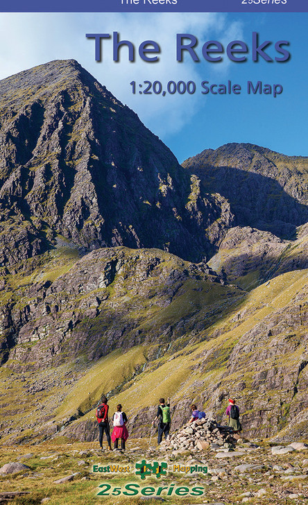 East West Mapping The Reeks 1:20,000 Scale Map WATERPROOF ED,