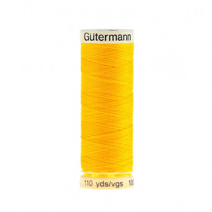 Gutermann Sewing Thread 417 Pineapple Yellow