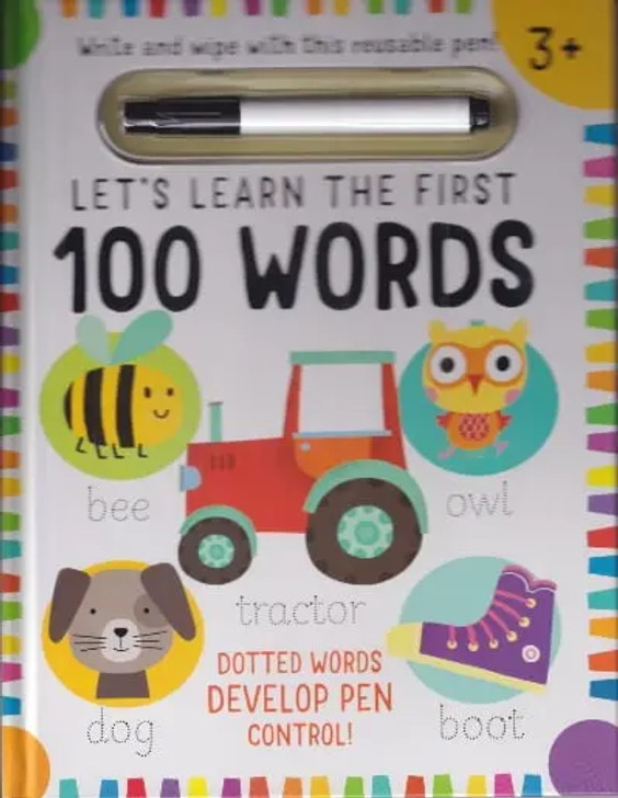 Let's Learn the First 100 Words Write & Wipe Set