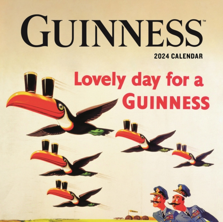 Guinness, Poster Art Square Wall Calendar 2024